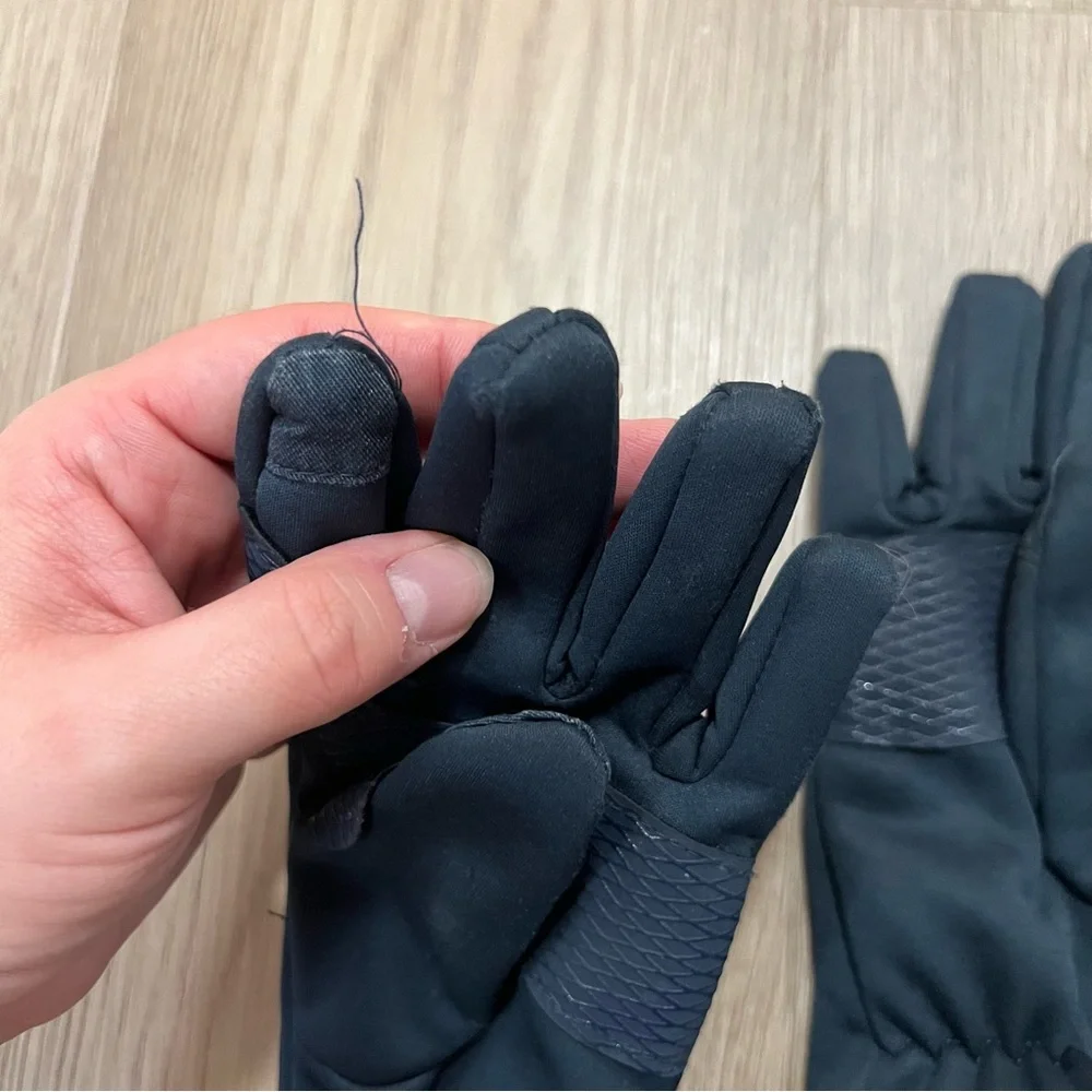 Kids Navy Winter Gloves Fleece Lined Cold Weather EU 122–140 (7-10 years)